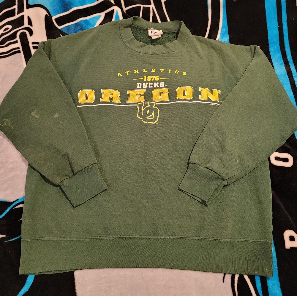 Oregon Athletics Green Crewneck Sweater